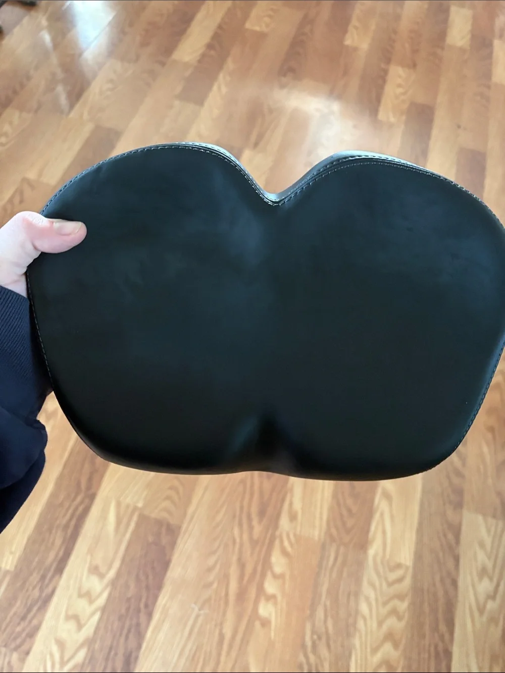 Schwinn Black Wide Comfort Bike Saddle with Cushioned Top